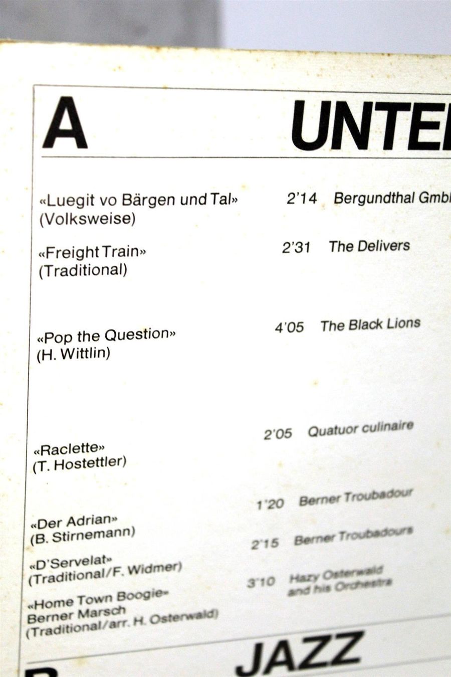 Servierplatten: BÄRNER PLATTE sign. v. REYNOLD TSCHÄPPÄT – Gebraucht aus Bern von kultiges 3