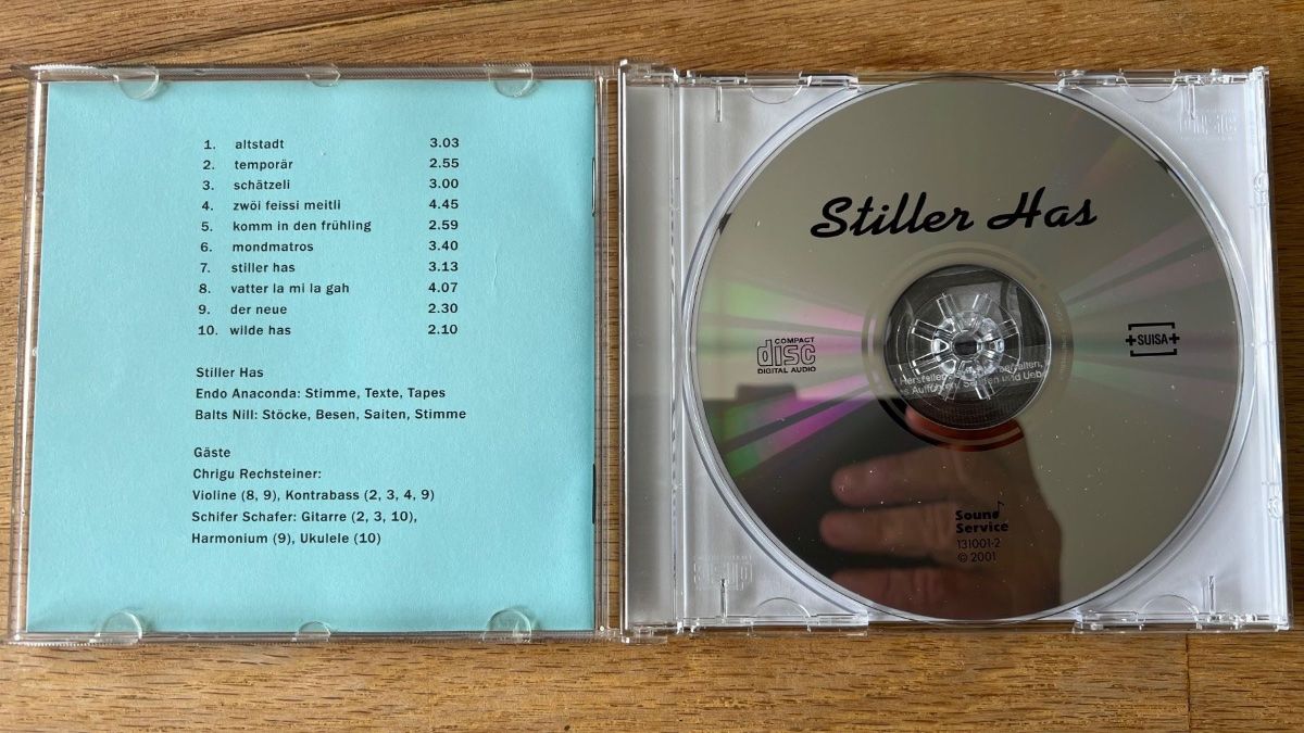 CD: Stiller Has - Same / 1. Swiss-Press. 2001 - TOP – Usato da Gais venduto da soundcave57 2
