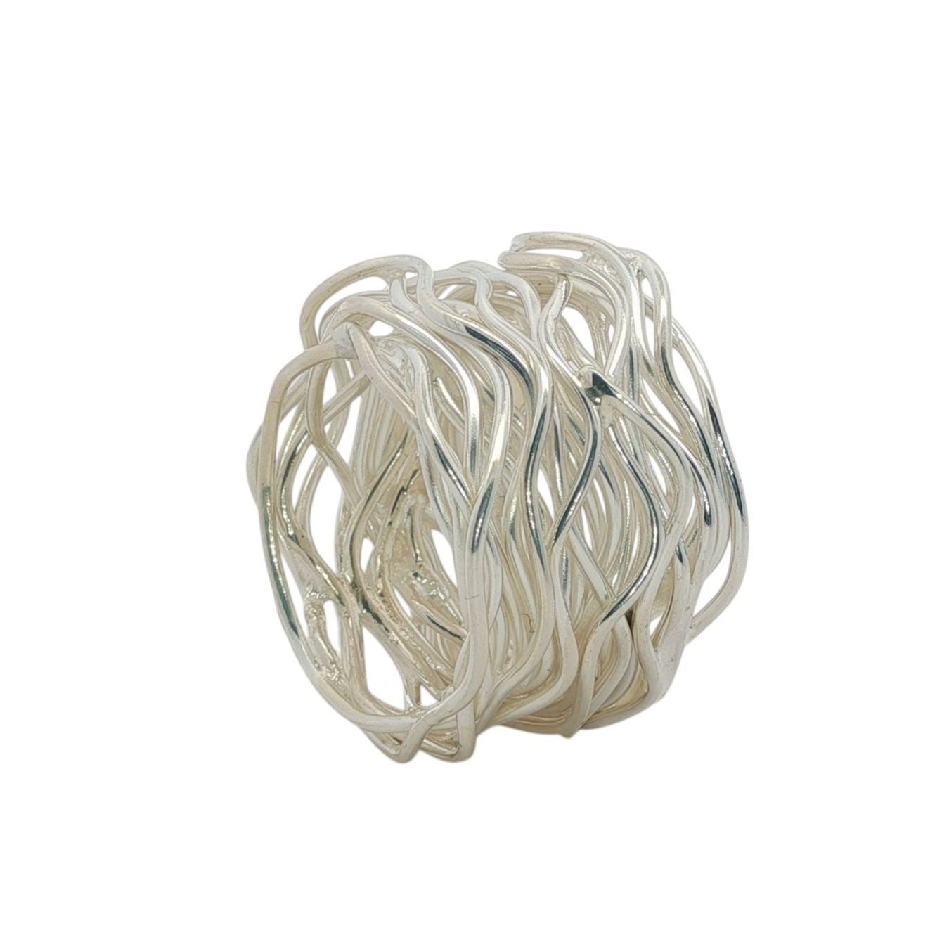 Olga Ribler Ringe: Breiter Silber Ring 925 16 mm Grösse 52 – Neu (gemäss Beschreibung) aus Luzern von Schmuckoutlet 5