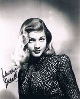 Lauren Bacall 1924-2014 Autogramm signiert Foto 20x25cm
