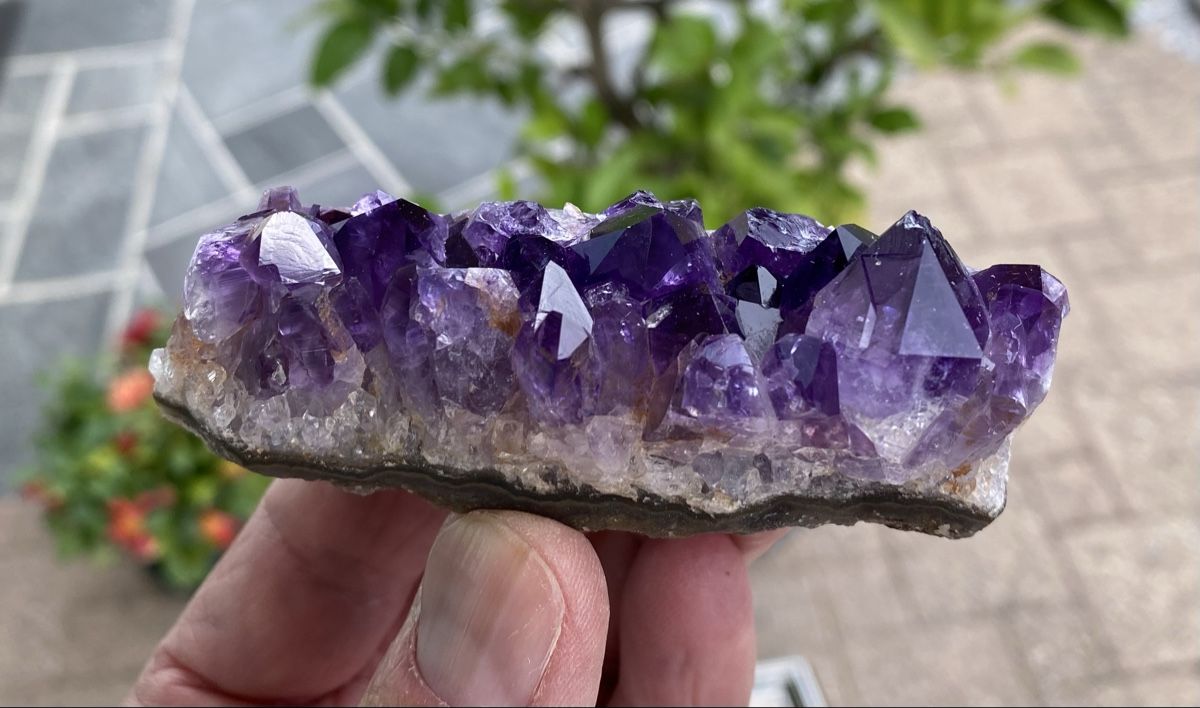 Minéraux & Lithothérapie: Amethyst Stück mit top Farbe  – D'occasion à Selzach par 321compac 2