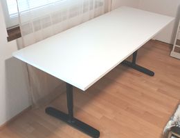 grosses Pult/Arbeitstisch 180 x 75 cm - IKEA-BEKANT-Fuss