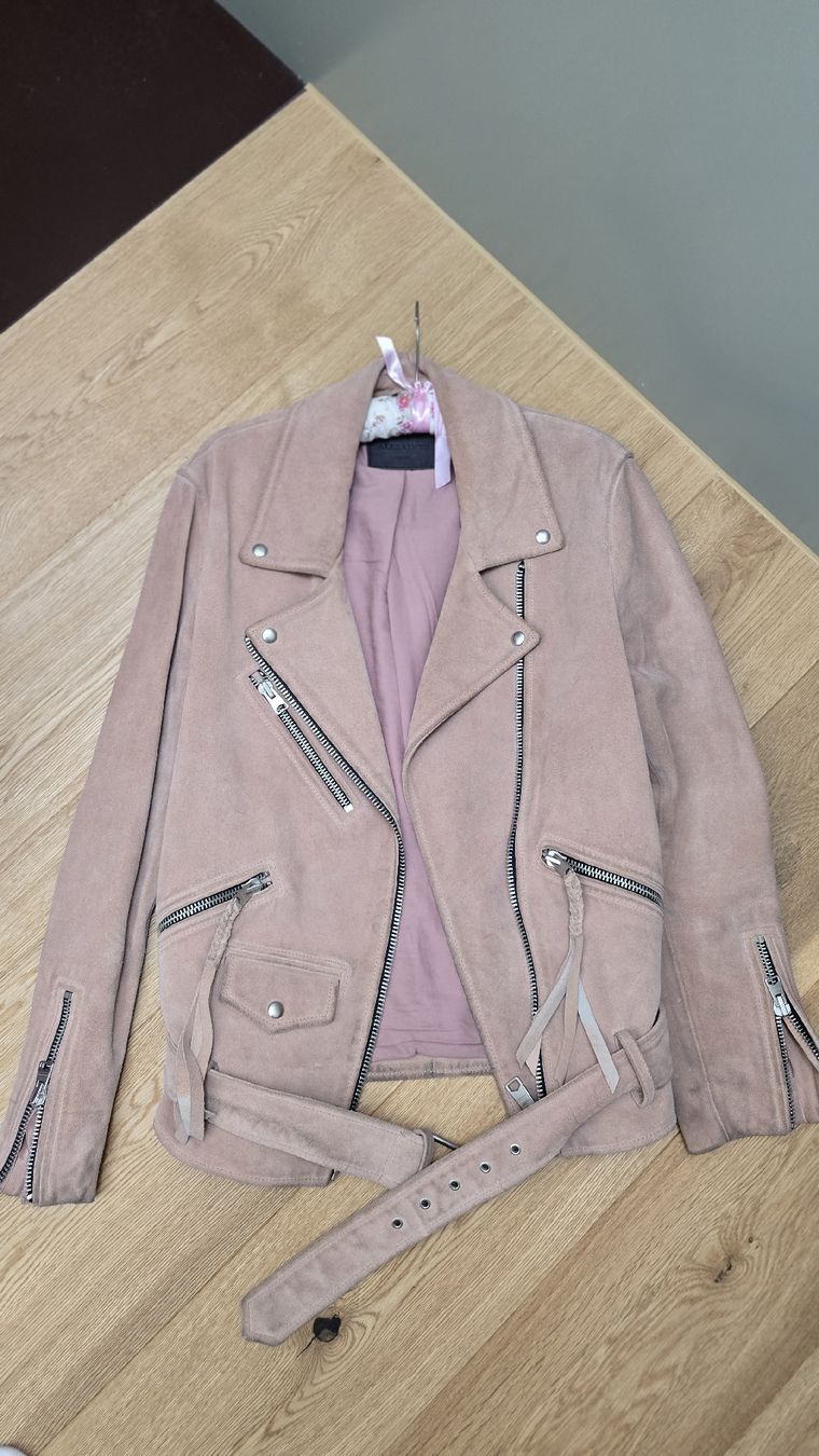 Allsaints Giacche: ALLSAINTS // Oversized LEDERJACKE in Rosa – Usato da Zürich venduto da YFG_ZH