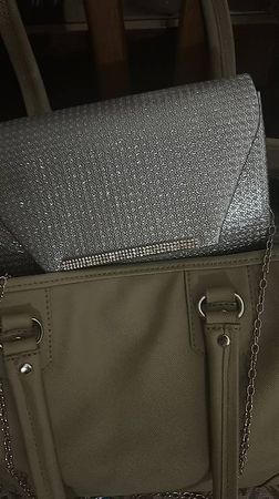 Lacoste Tasche und silber Tasche