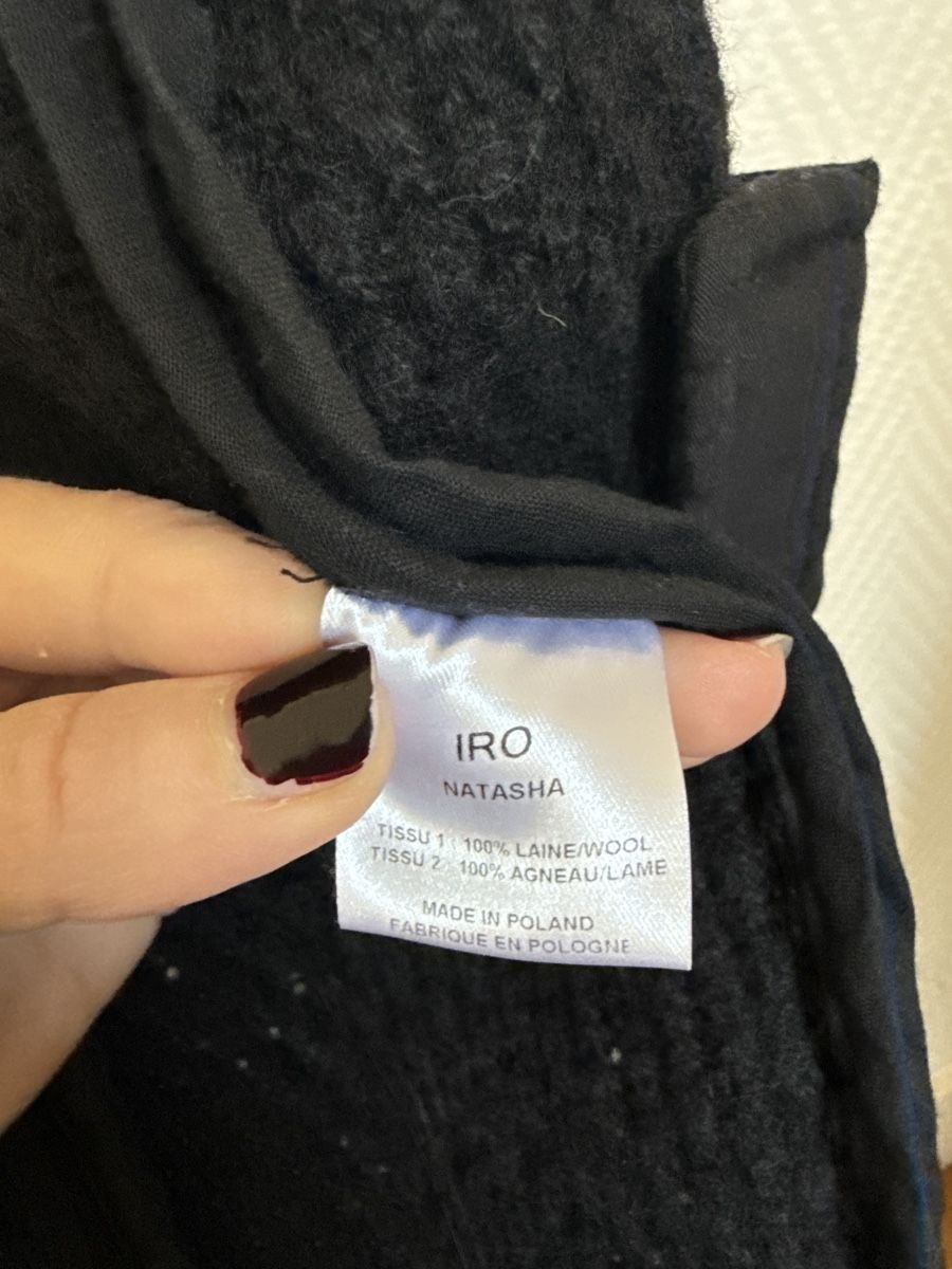 Iro Jacken: Veste IRO laine et cuir – Neu (gemäss Beschreibung) aus Genève von cece22 5