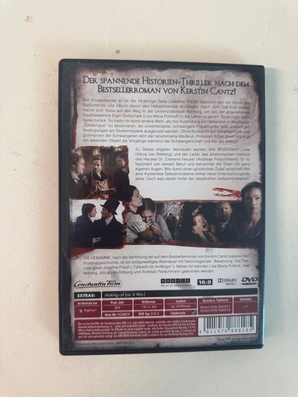 Tutti i DVDs: DIE HEBAMME. (DVD) 2014 – Usato da Basel venduto da san_2qlq 1