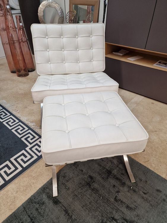 Kult Sessel mit Hocker wiss | Kaufen auf Ricardo