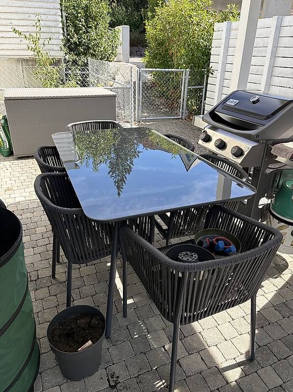 Tavoli: Gartentisch inkl. 6 Stühle – Usato da Ramlinsburg venduto da Alexandra.M. 2
