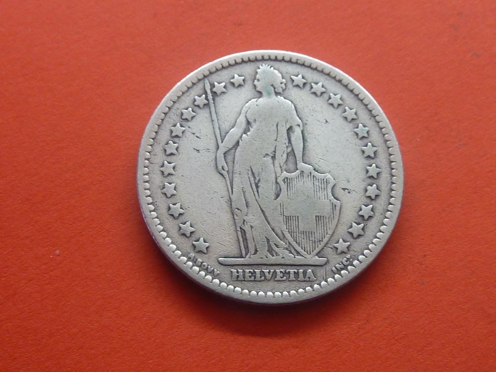 Tutti le monete: 2 Fr. 1901 Auflage nur 50`000 Stück. – Usato da Seon venduto da aee_7gpz 1
