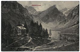 Seealpsee, belebt, Stempel gelaufen 1911