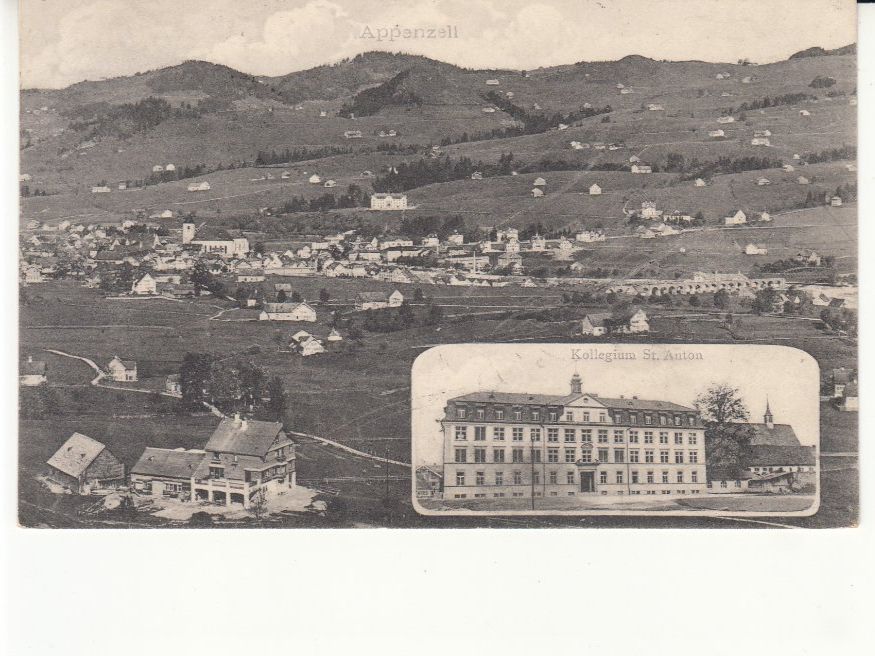 Ansichtskarten: Appenzell 1911, mit Stabstempel Gonten – Gebraucht aus Bürglen TG von StampGraf