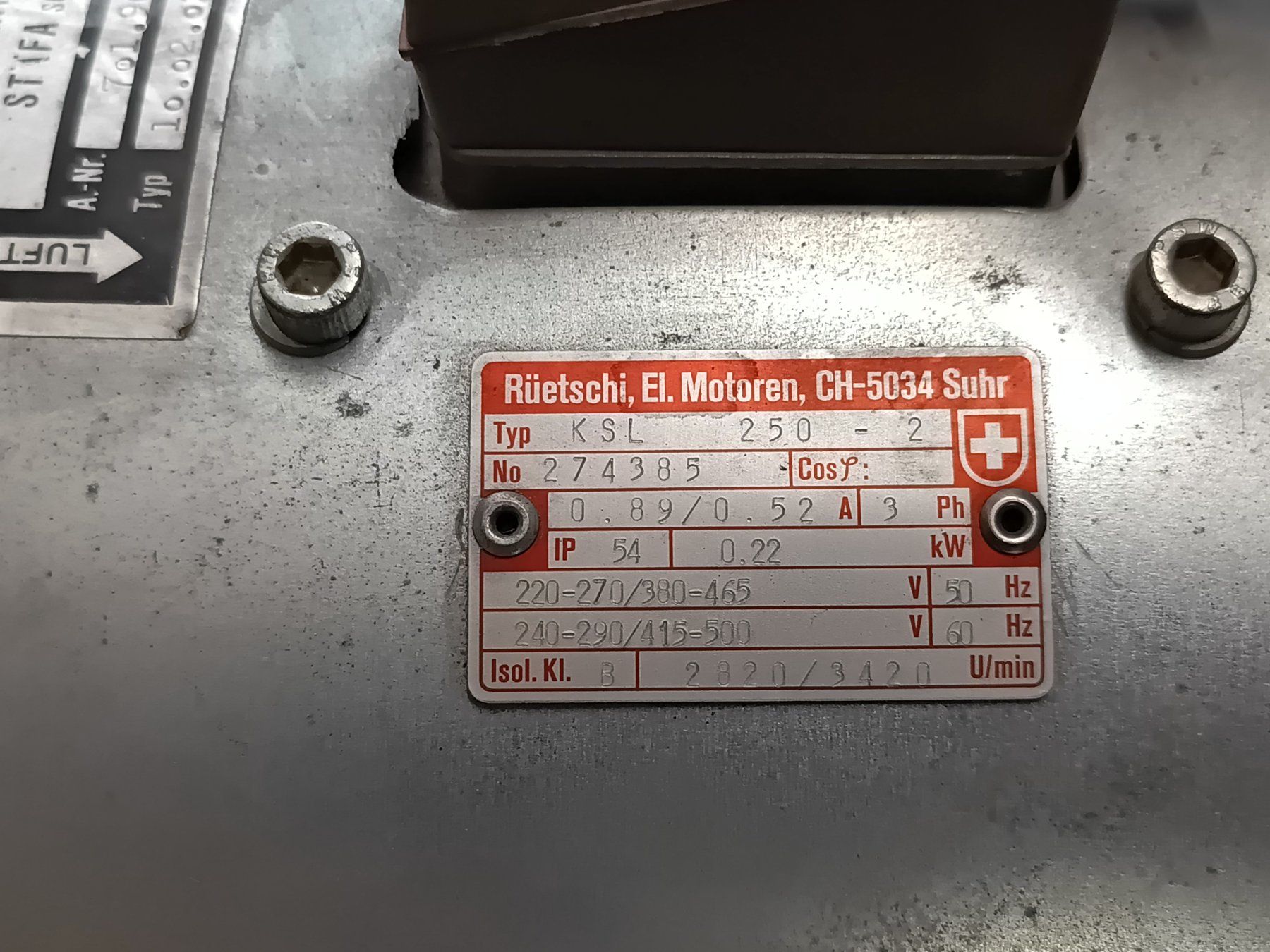 Ventilatori: RohrventilatorStäfa KSL 250-2 – Usato da Rüti ZH venduto da C_STYLE 2