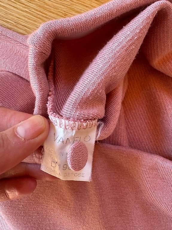 Gonne: Vintage Bleistiftrock / Rosa / Knöpfe / Gr. M – Usato da Hünibach venduto da s.leptir 4
