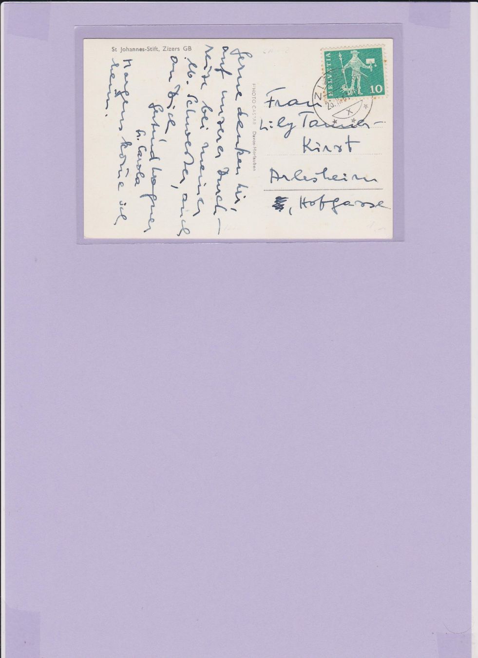 Cartes postales: Zizers   -   alte Ansichtskarte – D'occasion à Vitznau par Ropaku 1