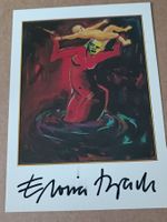 Elvira Bach -Handsignierte Kunstkarte