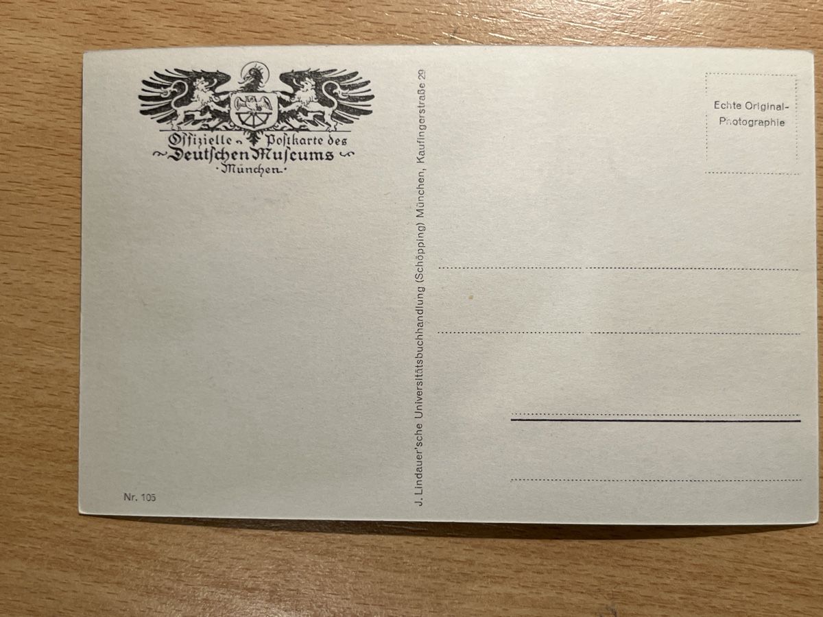 Cartoline postali: Deutsche Museum München, alte Ansichtskarte, Top Zustand – Nuovo (secondo la descrizione) da Hinwil venduto da Chuan2 1