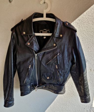 Veste moto cuir gr. 40 (S)