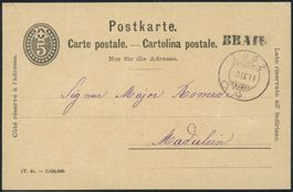 GR Brail - Stabstempel - Zuoz - Karte - Zernez