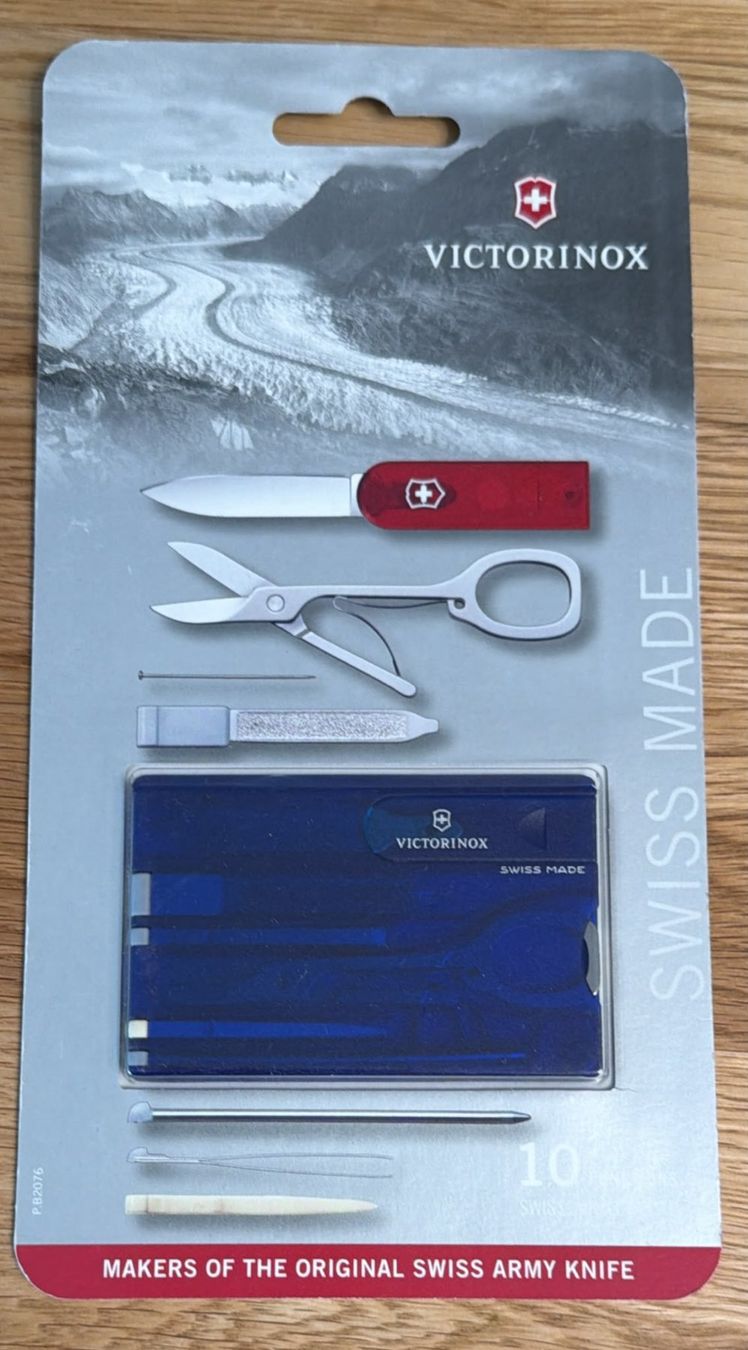 Victorinox Coltelli tascabile: VICTORINOX SWISSCARD CLASSIC 10 FUNCTIONS – Nuovo e nell'imballaggio originale da Zürich venduto da Frei-Occasionen