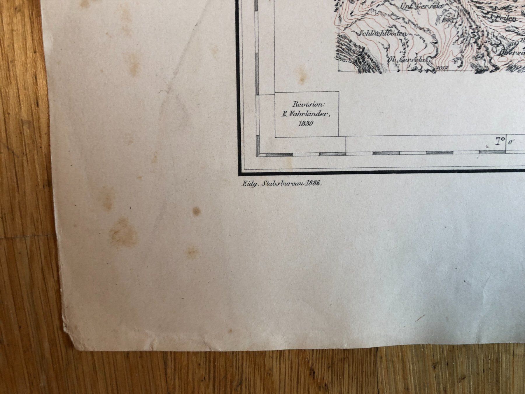Landkarten & Atlanten: Siegfriedatlas Bl. 254: Wildhaus 1886 – Gebraucht aus Zürich von allp 7