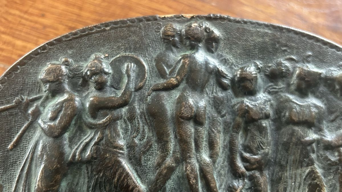 Schmuckkästen: Schmuckdose, Schatulle mit Prägung, Oval – Gebraucht aus Riedholz von Frettchen63 8
