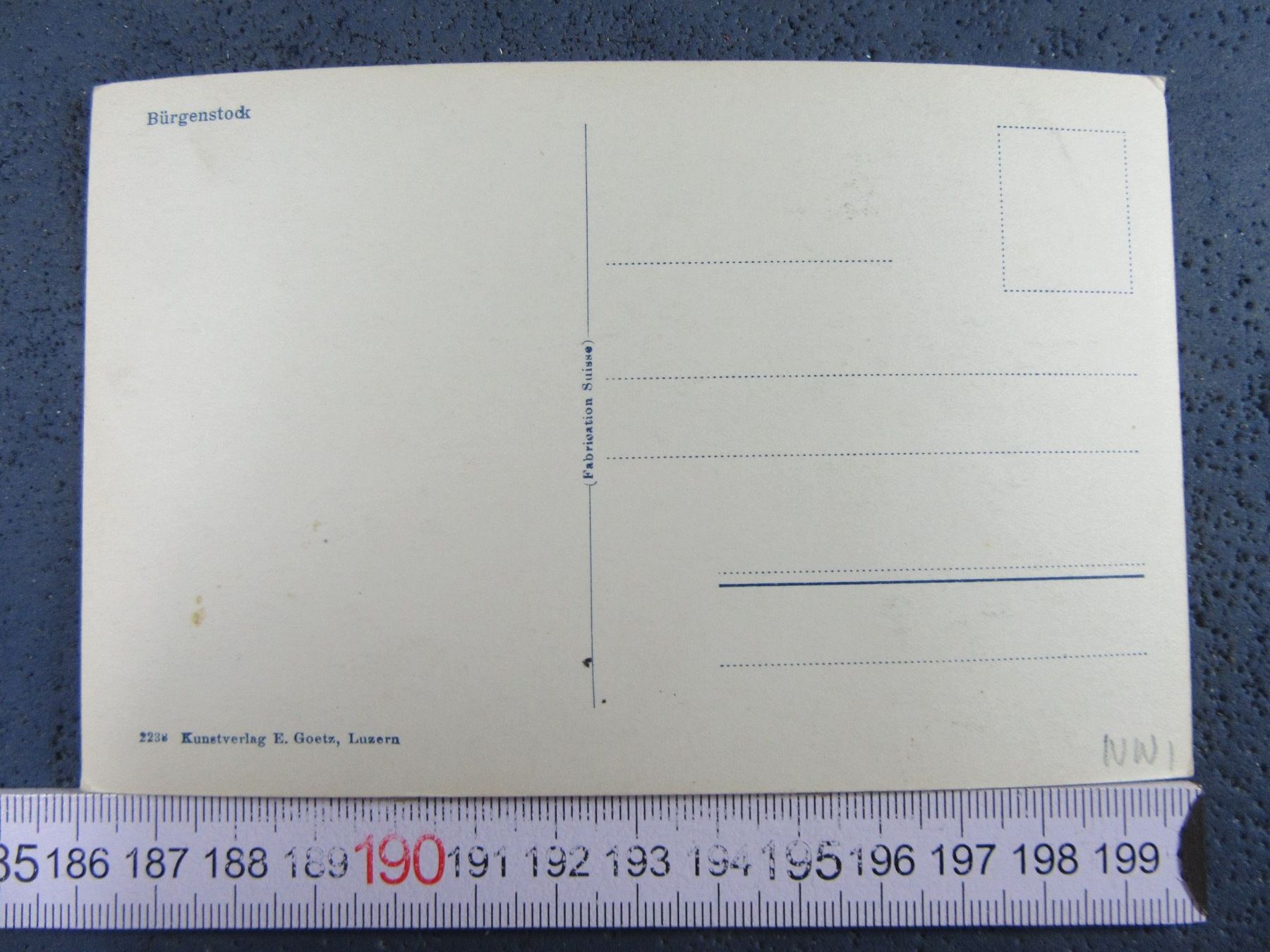 Cartoline postali: BÜRGENSTOCK HOTELS LUFTBILD ONW AK – Usato da Ettingen venduto da Hausi4711 1
