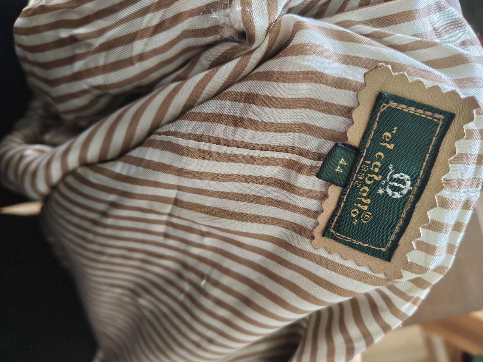 Vestes: El Caballo Lederjacke beige – D'occasion à Zug par elenaanna 3