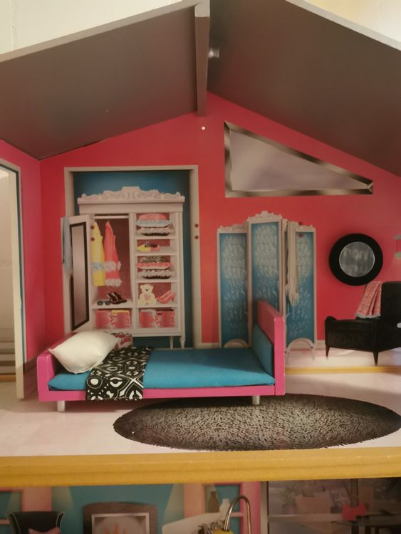 Barbie Haus Holz Xxl