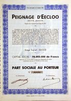 Peignage d'Eecloo SA - 1950