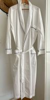 Hermes Top Zustand weiss Morgenmantel Bademantel