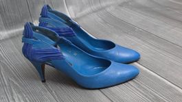 💞​ Lina Miles Vintage Pumps - 36 - Royalblau & Extravagant