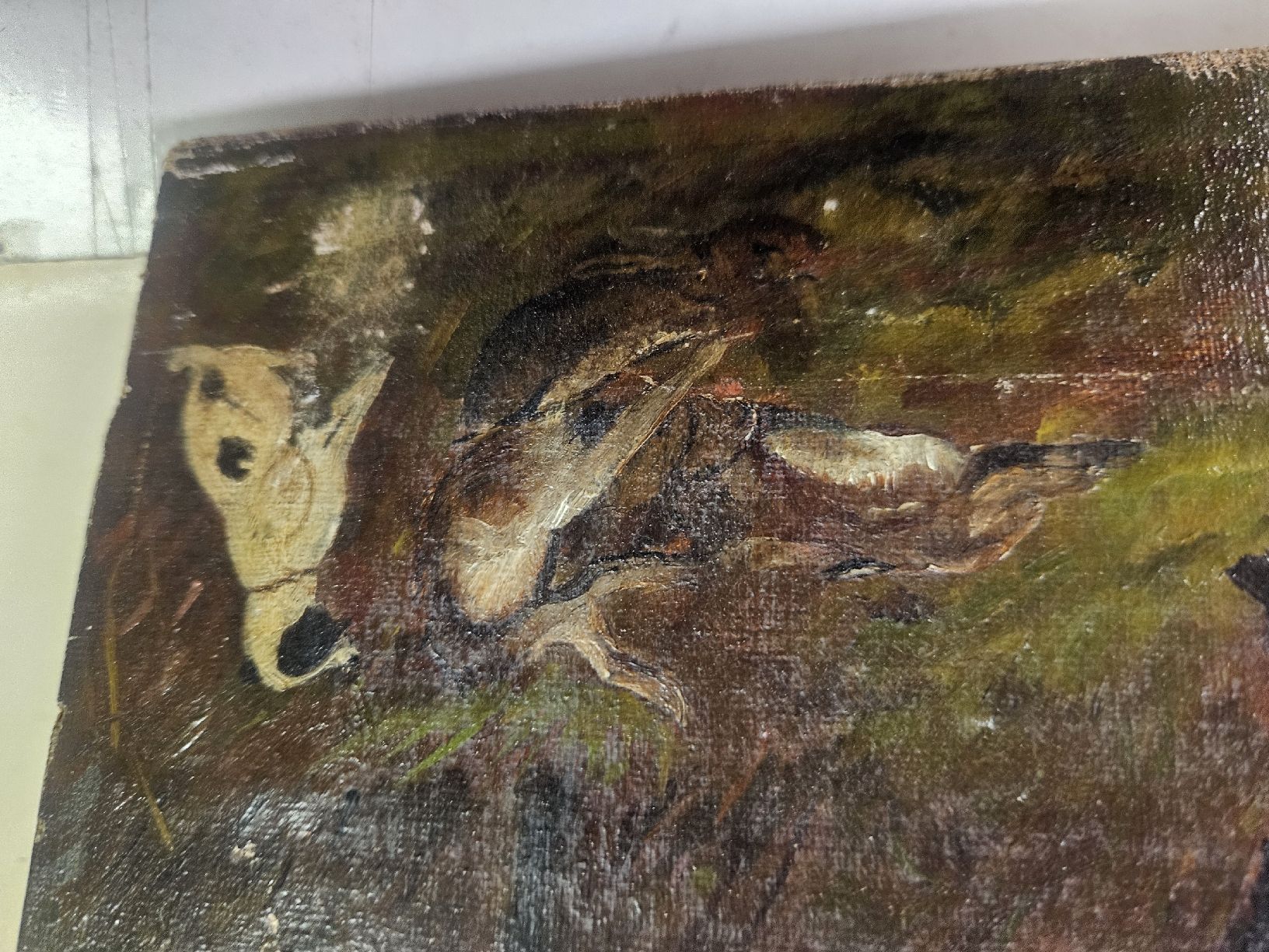 Tableaux: gemälde jäger antik – Défectueux à Schwellbrunn par Omega-alpha 7