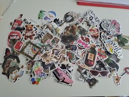 Sticker Set 1: 200 div. Sticker, Scrapbooking, Aufkleber neu