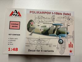 AMG 1:48 Polikarpov I-15bis Limitiert, selten