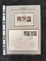Collection timbres Luxembourg famille grand-ducale divers
