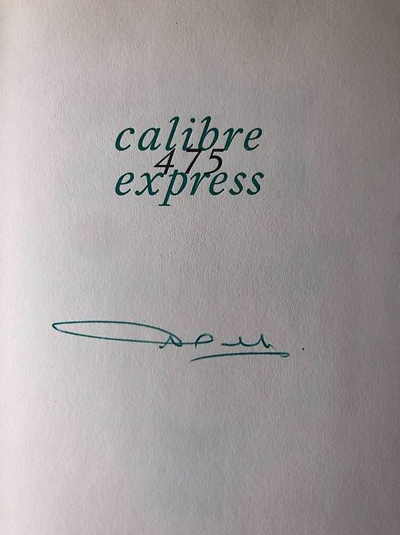 Libri: Calibre 475 express Marcel G Prêtre Frédéric Dard – Usato da Chernex venduto da Nouveaunom 1
