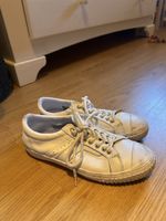 Schuhe Gr. 40 weisse Sneaker Leder
