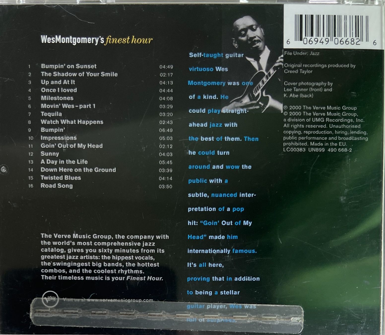 CD: WES MONTGOMERY / Finest Hour – Usato da Bischofszell venduto da kustavi 1