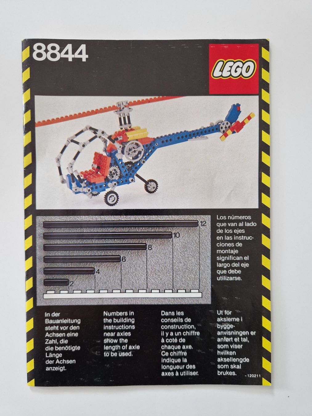 Lego Giocattoli: LEGO Technic 8844 - Helikopter mit Bauanleitung – Usato da Eglisau venduto da vomdings 3