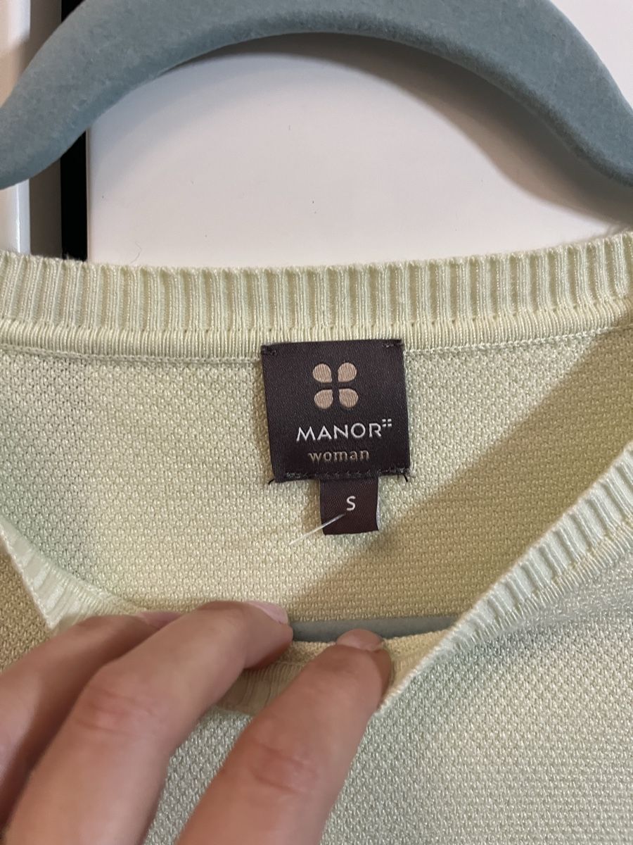Manor Tops: Haut élégant en viscose taille S de Manor – Neu (gemäss Beschreibung) aus Aigle von sow_m7gm 8