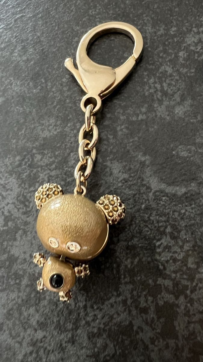Swarovski Portachiavi: Porte-clés ours doré Swarovski – Nuovo (secondo la descrizione) da Nyon venduto da stylevintage79 4