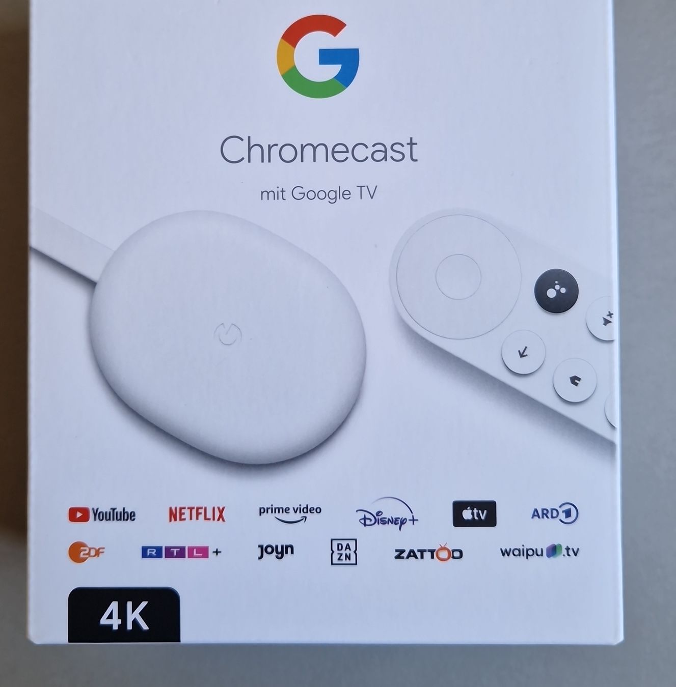 Radiocomunicazione: Google Chromecast mit Google TV 4K – Nuovo e nell'imballaggio originale da Baden venduto da Katschin