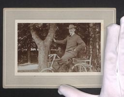 Fotografie Portrait eines Mannes auf ein