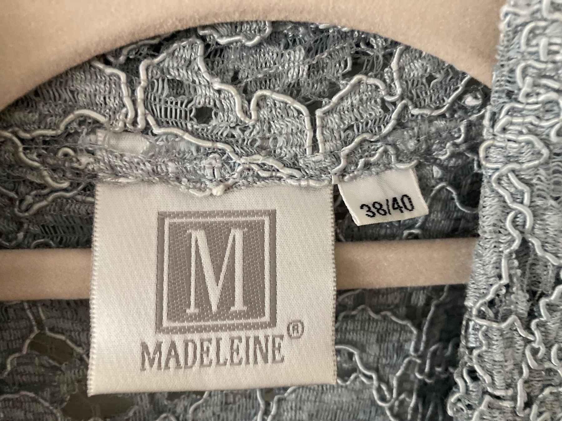 Camicette: hellblaue Spitzenbluse mit Top von Madeleine Gr. 38/40 – Nuovo (secondo la descrizione) da Grüt (Gossau ZH) venduto da Air8k3m 2