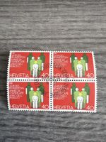 Schweiz Briefmarke 1981: Jahr des Behinderten, Viererblock