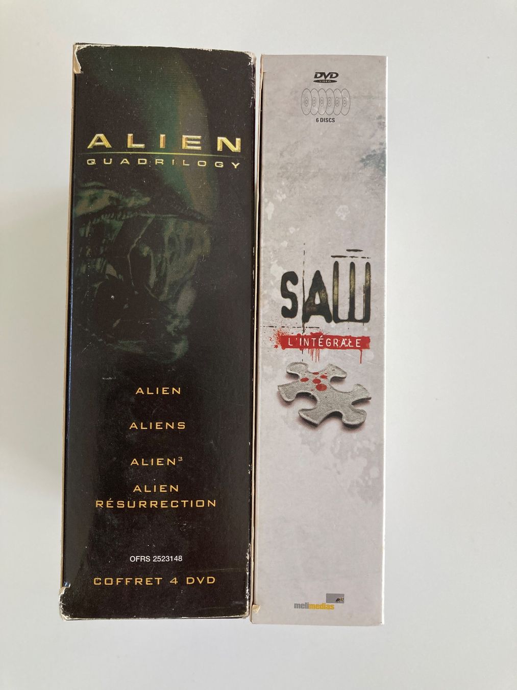 Tutti i DVDs: Coffret DVD Alien Quadrilogy et Saw – Usato da Bassecourt venduto da CALUMET-X 1