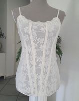 Helles Spitzentop Gr S "BERSHKA"