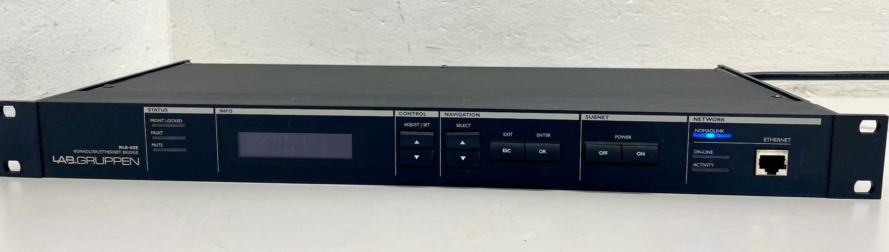 Sistema di controllo: Lab Gruppen NLB 60E NomadLink Bridge & Network Controller – Usato da Niederdorf venduto da LeptonAG 1