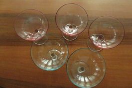 5 Dessertschalen, Glas