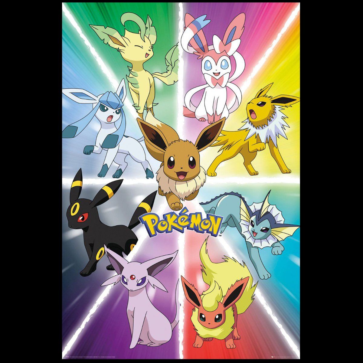 Pokémon Sammelbilder & Trading cards: Pokémon – Poster Eevee Evolution – Neu und originalverpackt aus Pratteln von Dollshop